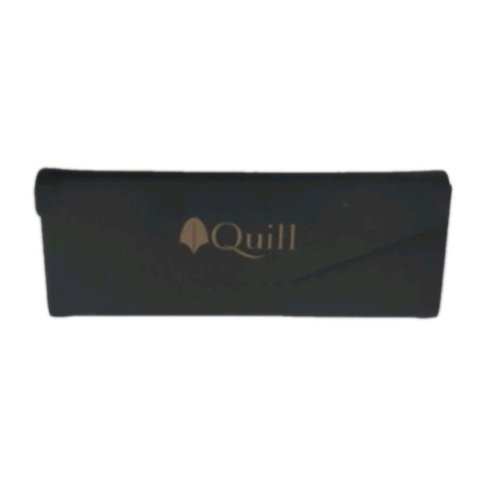 Quill Eyewear Eyeglass / Sunglass Hard Case Magnetic  Closure Black
